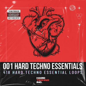 Hard Techno Essentials 1 by Sinee (24bit WAV Sounds & MIDI)
