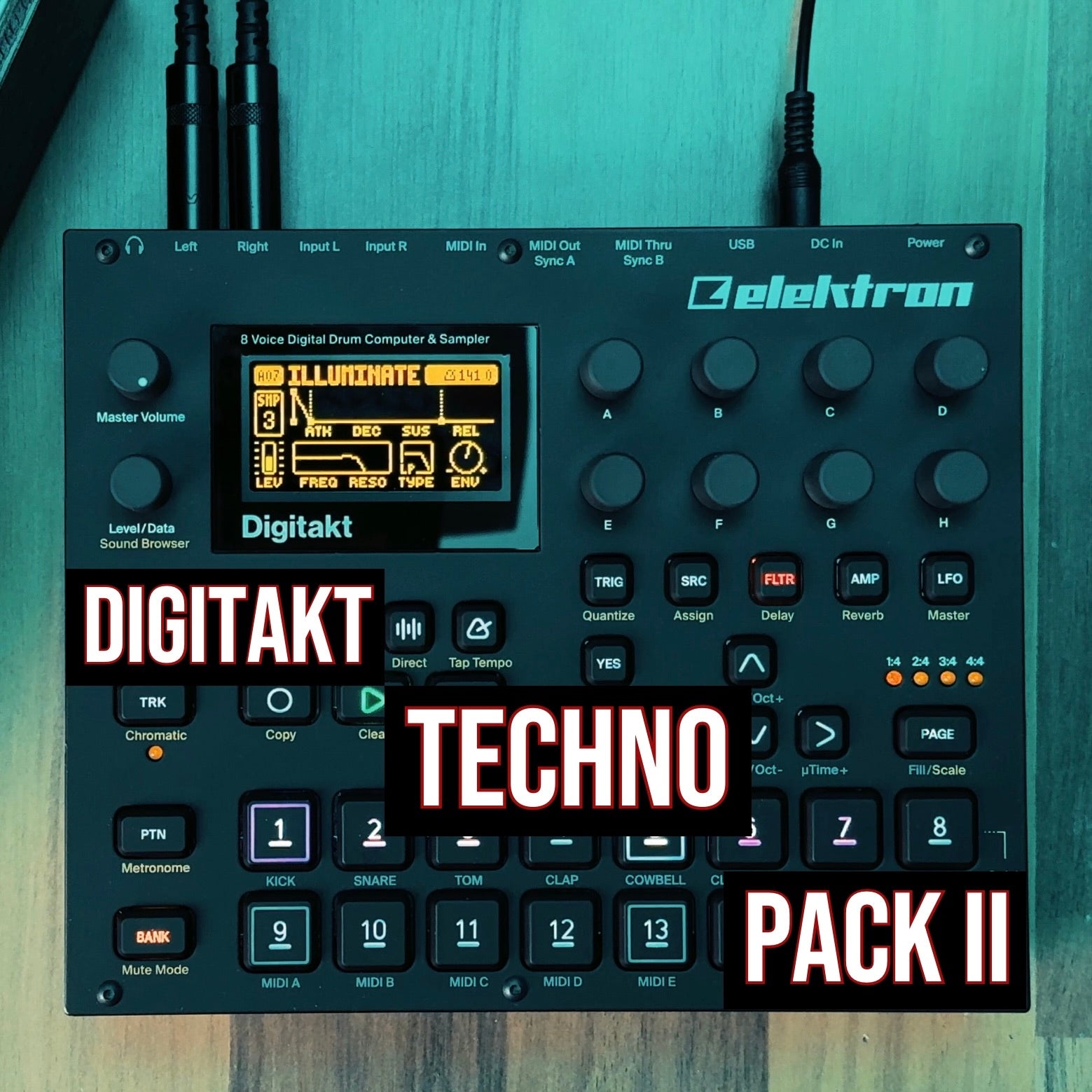 Digitakt Techno Pack 2 Presets by Mutlu Rhythms