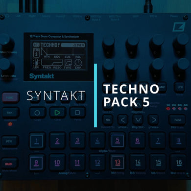 Syntakt Techno Pack 5 Presets by Mutlu Rhythms