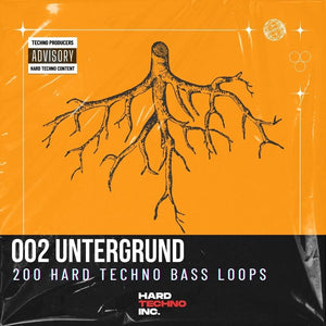 Untergrund - Hard Techno Bass Loops by Sinee (24bit WAV Loops)