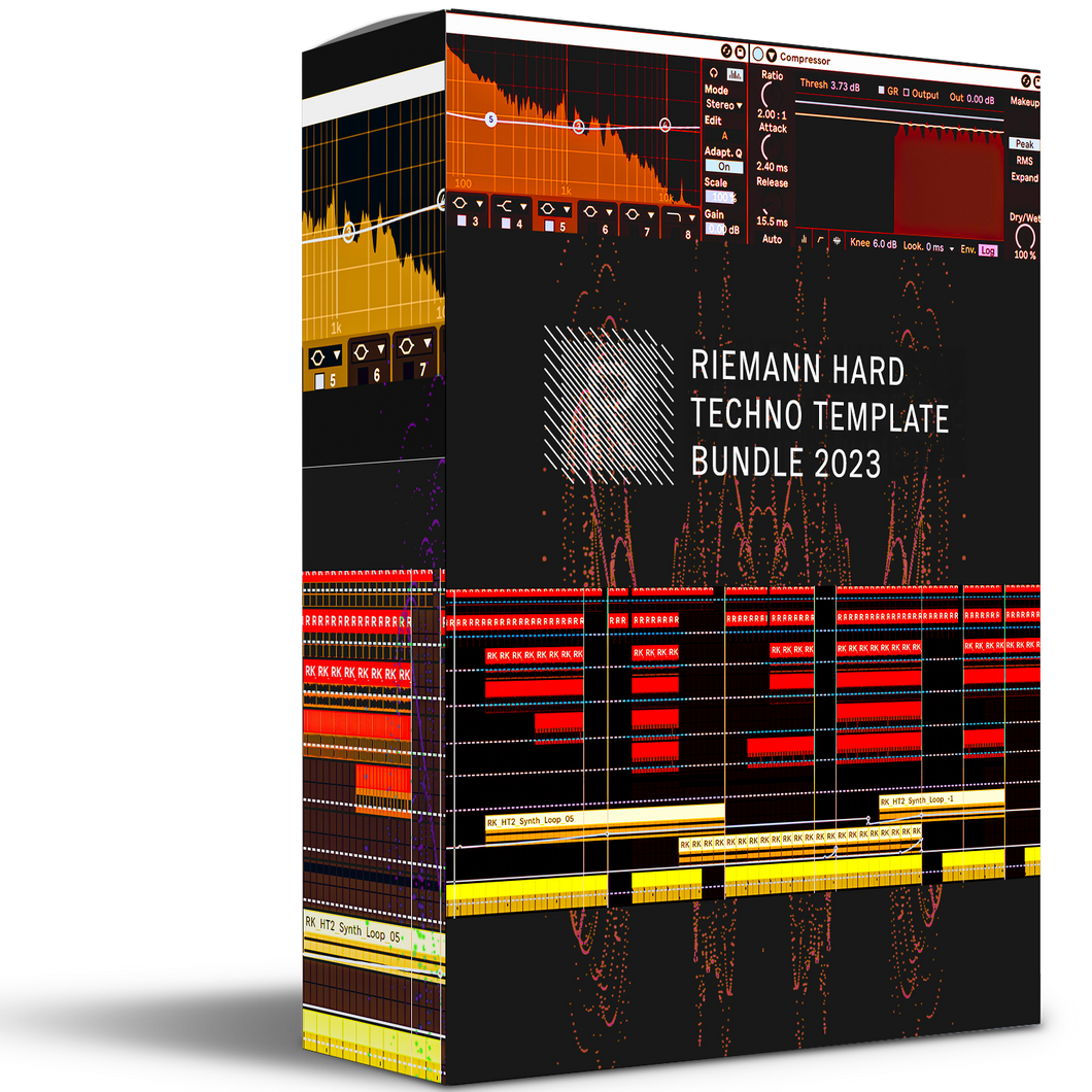 Riemann Hard Techno 10x Templates for Ableton Bundle