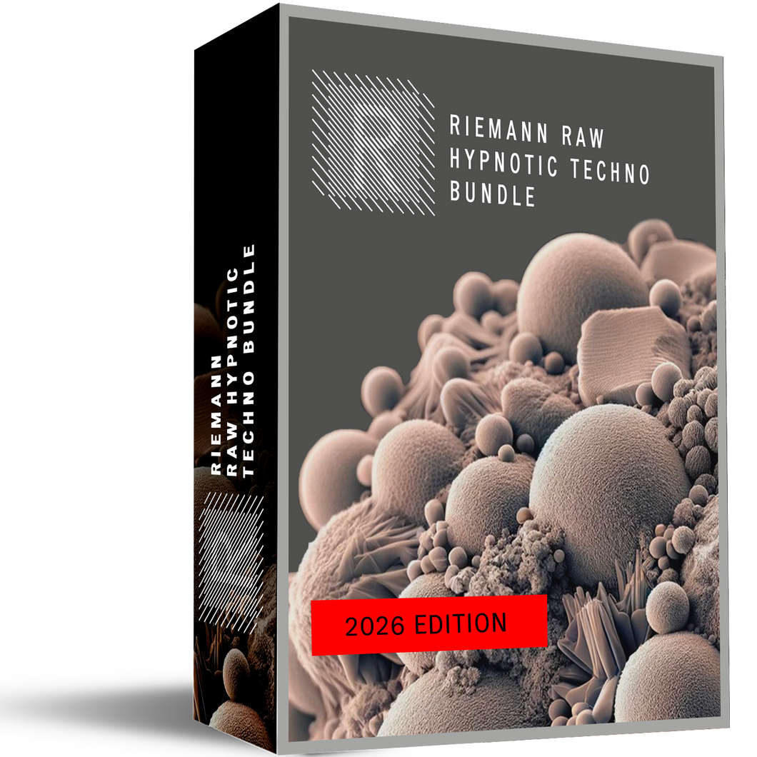 Riemann Raw Hypnotic Techno Bundle 2026 (4000+ Sounds and MIDI)