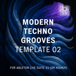 Riemann Modern Techno Grooves 2 Template for Ableton Live 11 (or higher versions)