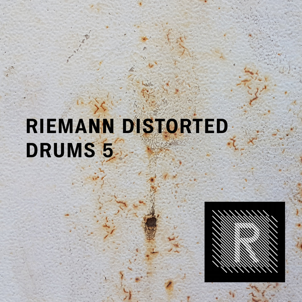 Riemann Distorted Drums 5 (24bit WAV Oneshots for Akai, Elektron, Ableton...)